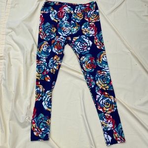 Knock out rose TC Lularoe new leggings